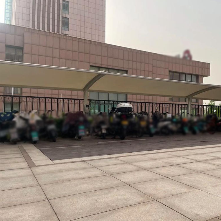 佳木斯膜结构电动车棚