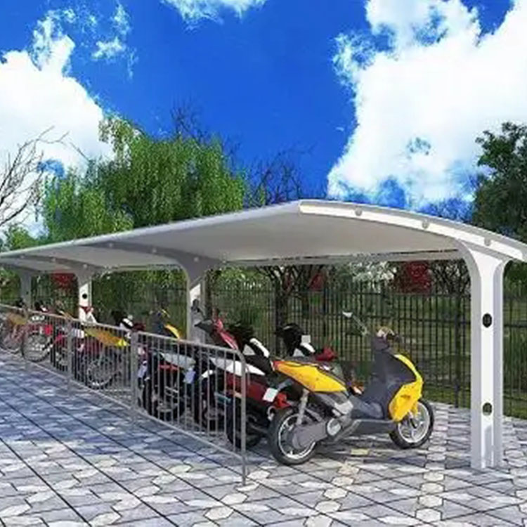 佳木斯膜结构电动车棚